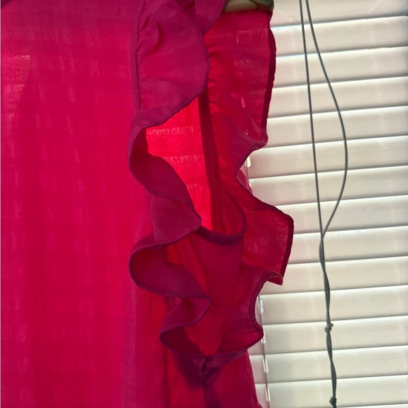 THML Fuchsia Ruffled women’s  Dress - Picture 3 of 5